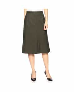 セットアップウールAラインスカート