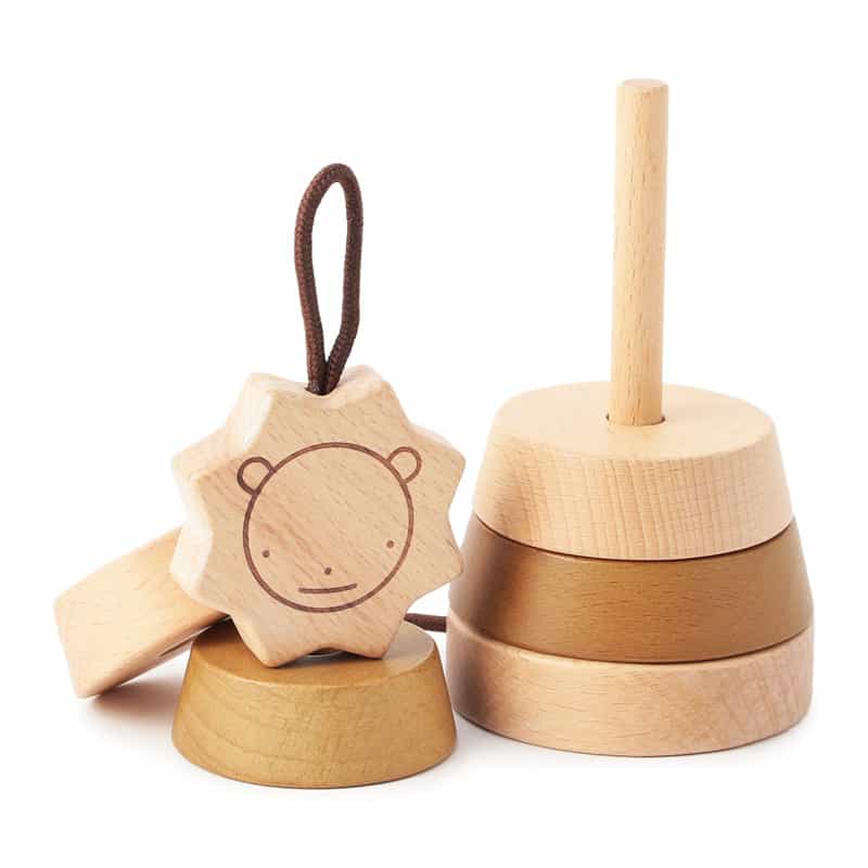 BARNEYS NEW YORK ライオンウッドスタッキングトイ NONE