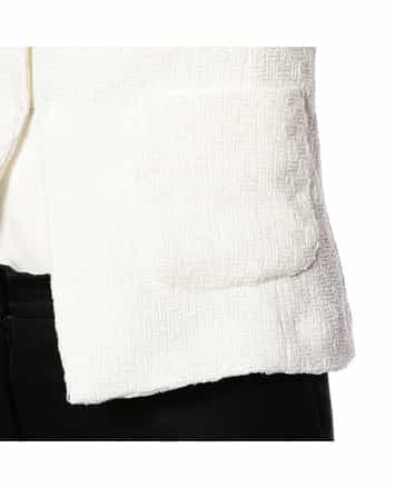 セットアップツイードノーカラージャケット（2125595）｜BARNEYS