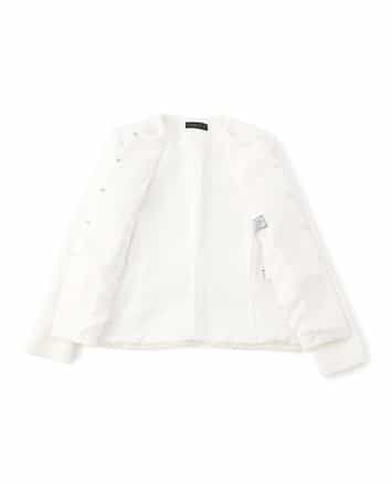BARNEYS NEWYORK ツイードジャケット セットアップツイードノーカラージャケット（2125595）｜BARNEYS