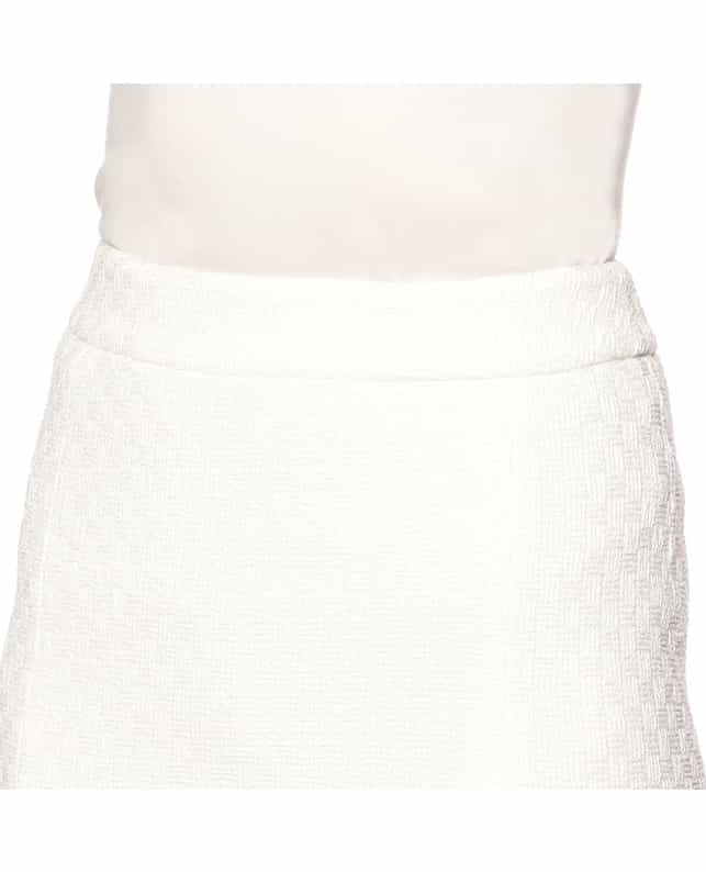 BARNEYS NEW YORK セットアップツイードタイトスカート WHITE