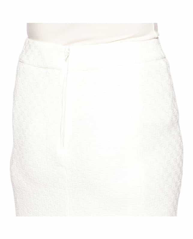 BARNEYS NEW YORK セットアップツイードタイトスカート WHITE