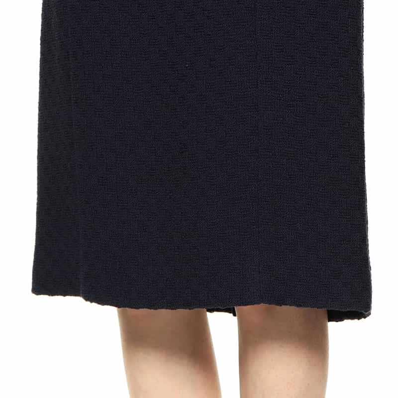 BARNEYS NEW YORK セットアップツィードドレス NAVY
