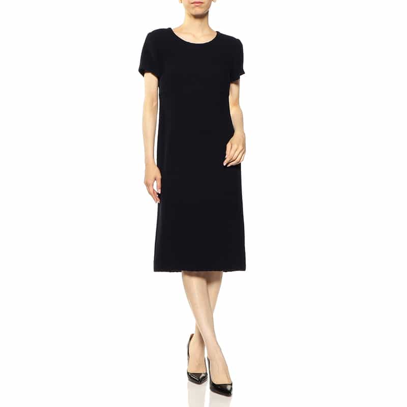 BARNEYS NEW YORK セットアップツィードドレス DARK NAVY