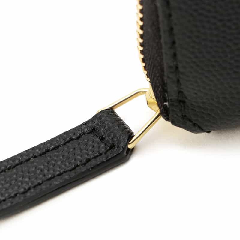 L’ARCOBALENO バーニーズニューヨーク限定ラウンドジップ ロングウォレット BLACK