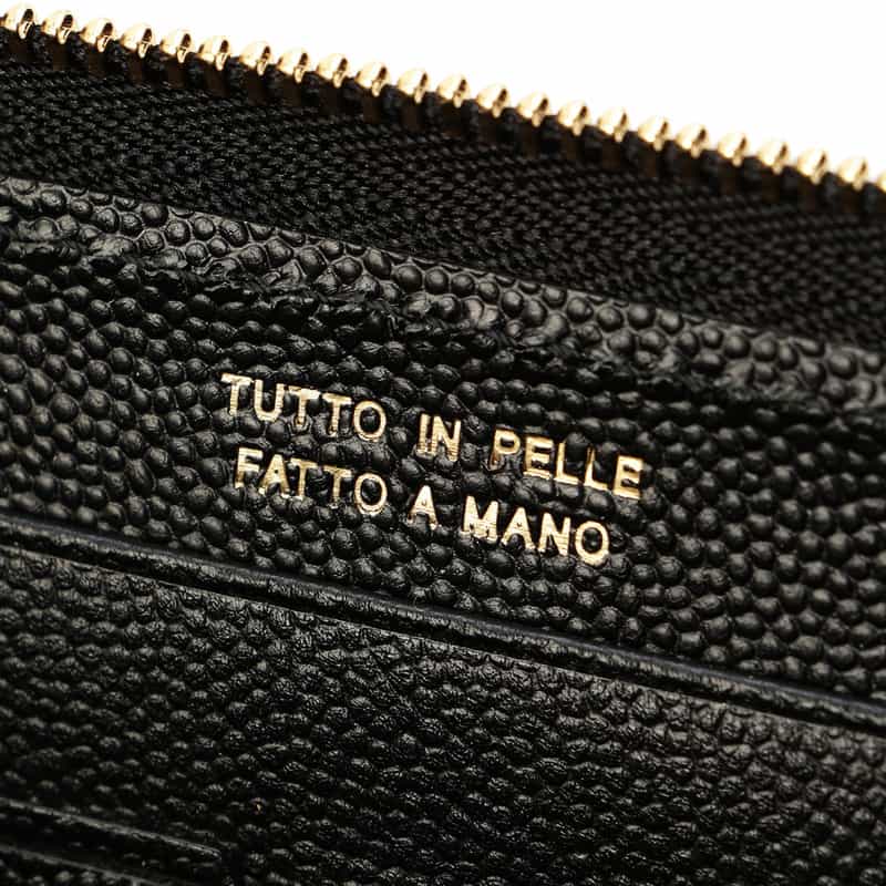 L’ARCOBALENO バーニーズニューヨーク限定ラウンドジップ ロングウォレット BLACK