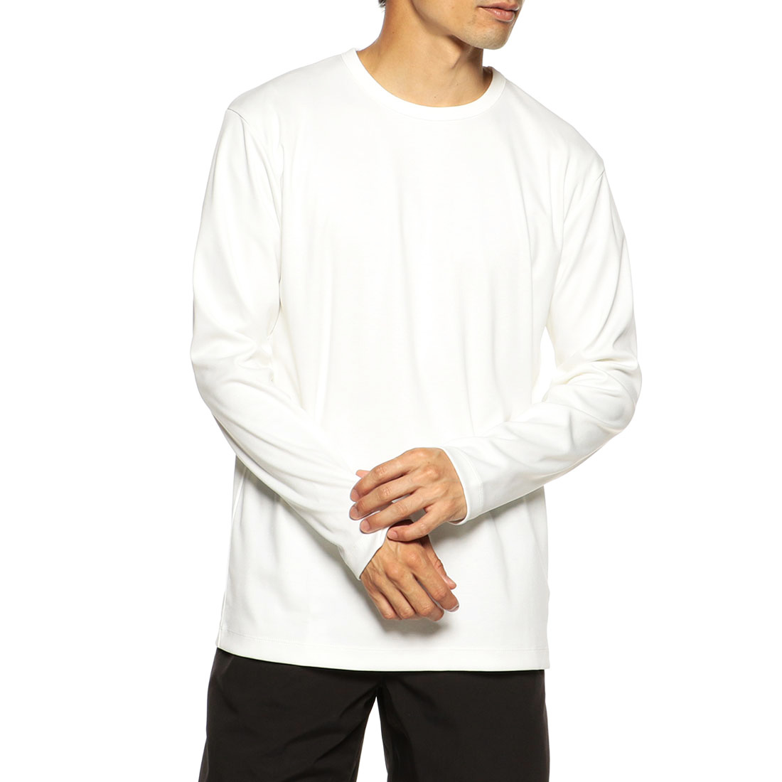 ロングスリーブカットソー （アルビニ社製コットン使用）