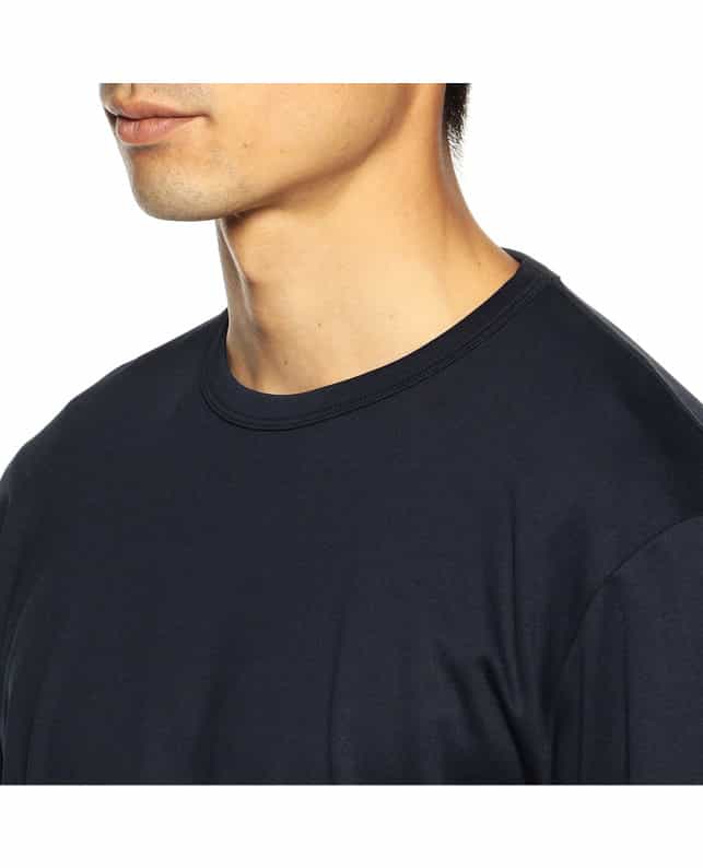 BARNEYS NEW YORK ロングスリーブカットソー （アルビニ社製コットン使用） NAVY