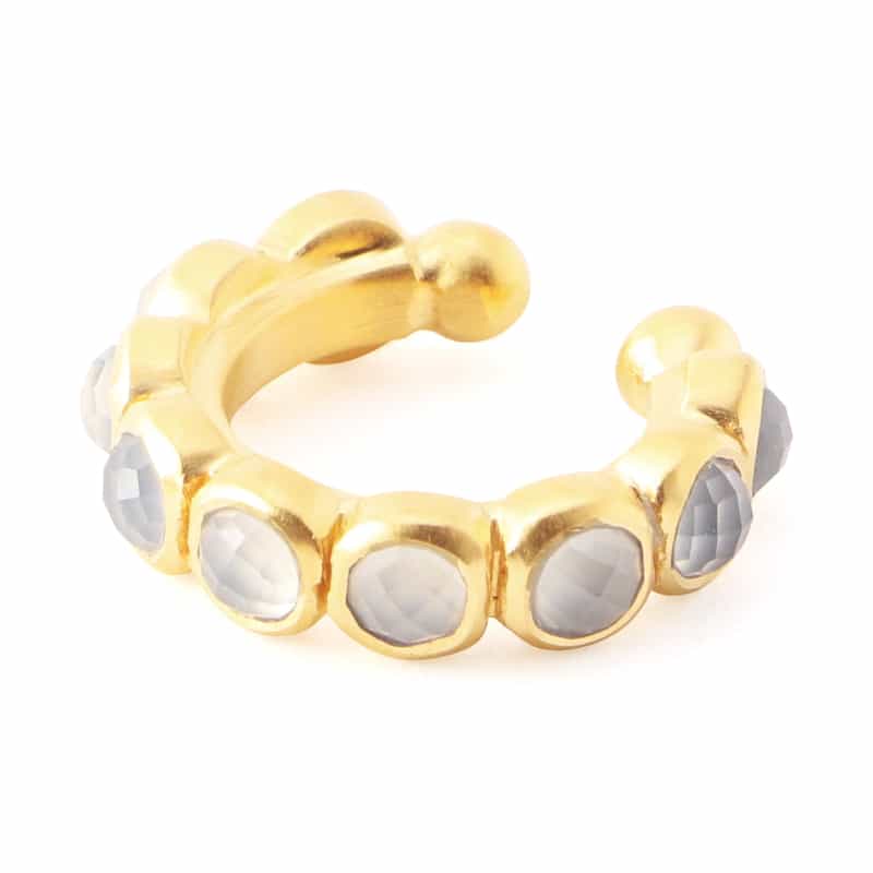 LA SOEUR LA SOEUR<ラ スール>イヤーカフ(S)(ホワイトカルセドニー) NONE