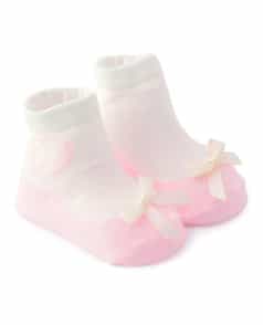 ライオンバレエシューズ風ベビーソックス