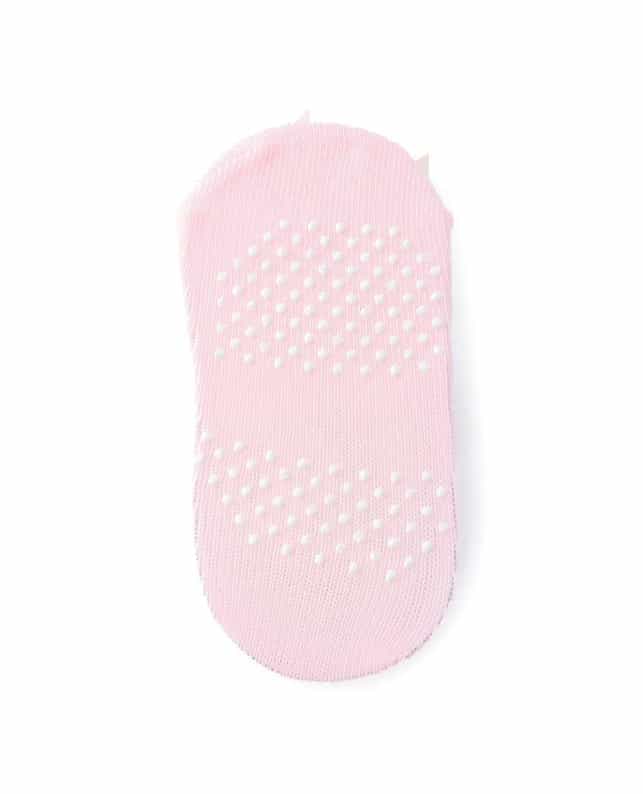 BARNEYS NEW YORK ライオンバレエシューズ風ベビーソックス PINK