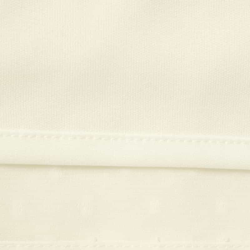 BARNEYS NEW YORK ウォッシャブル ドットカットジャカード素材フレアロングスカート IVORY