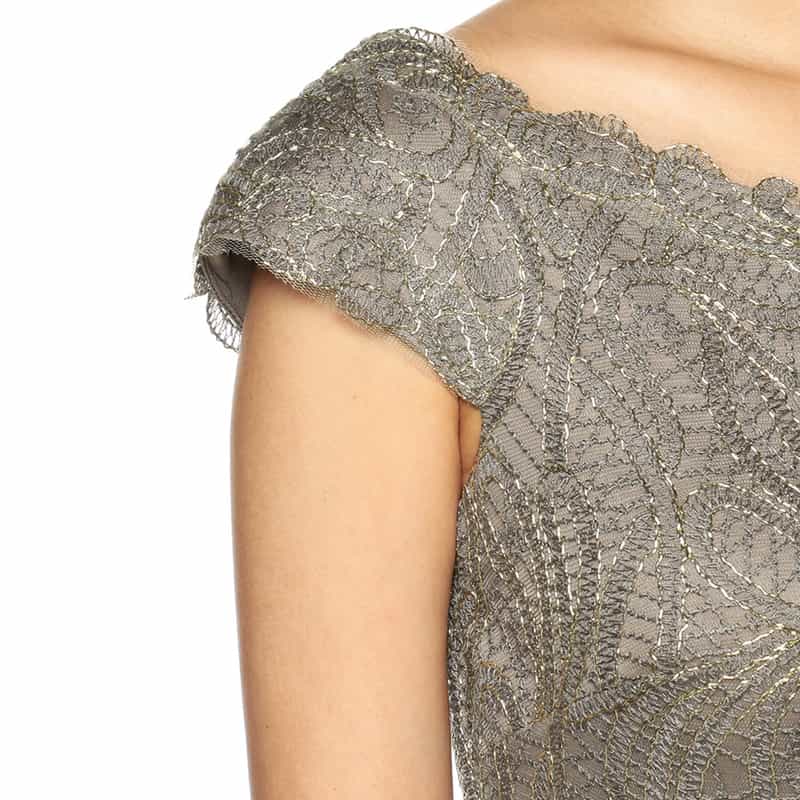 TADASHI SHOJI レースタイトドレス GRAY