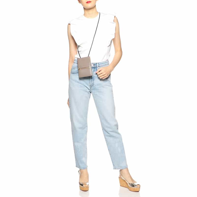 L’ARCOBALENO 限定ショルダーウォレット GRAY BEIGE