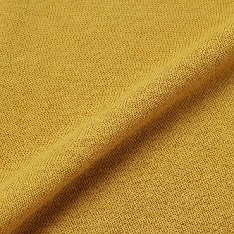 BARNEYS NEW YORK Vネック コンパクト ニットカーディガン MUSTARD