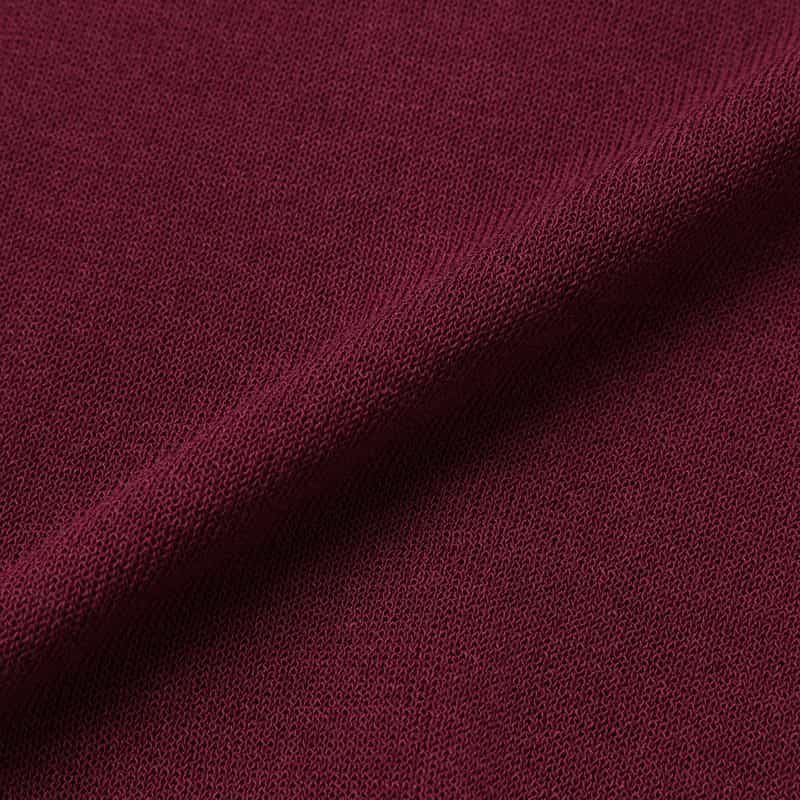 BARNEYS NEW YORK Vネック コンパクト ニットカーディガン WINE