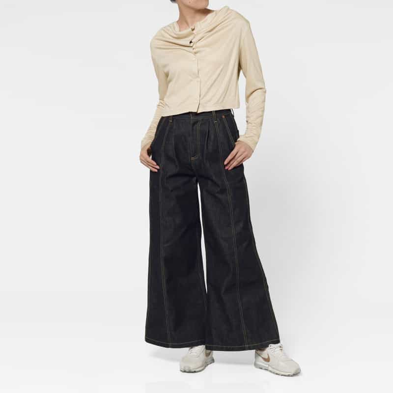BARNEYS NEW YORK ウォッシャブル ギャザーデザインボレロ BEIGE