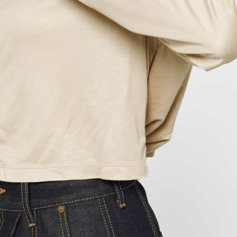 BARNEYS NEW YORK ウォッシャブル ギャザーデザインボレロ BEIGE