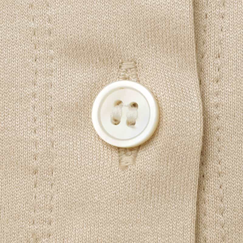 BARNEYS NEW YORK ウォッシャブル ギャザーデザインボレロ BEIGE