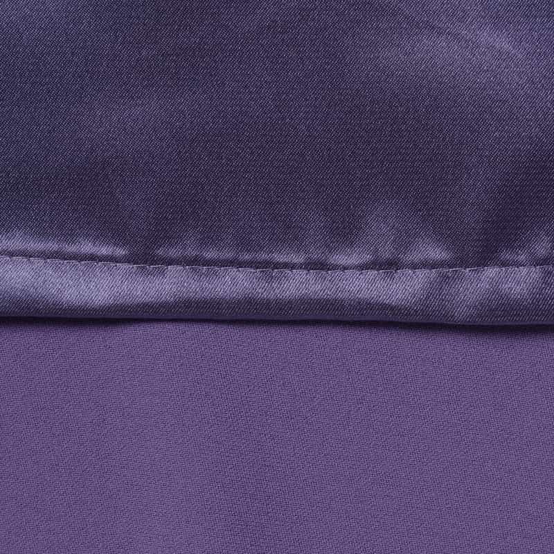 BARNEYS NEW YORK 異素材コンビネーション ウエストリボンドレス PURPLE
