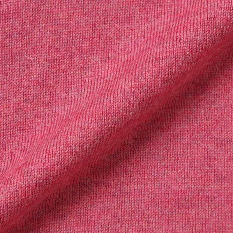 BARNEYS NEW YORK ウール素材タートルネックニットプルオーバー CORAL