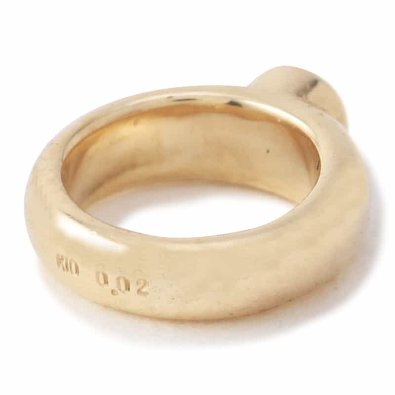 SAFFRAAN 【オーダー品】オンラインストア限定ベビーリング型チャーム "トパーズ" ORANGE