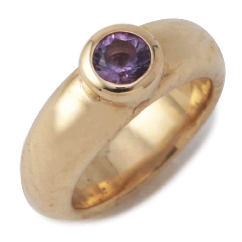 SAFFRAAN 【オーダー品】オンラインストア限定ベビーリング型チャーム "アメジスト" PURPLE