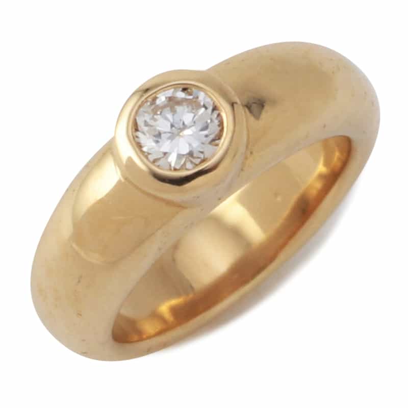 SAFFRAAN 【オーダー品】オンラインストア限定ベビーリング型チャーム "ダイヤモンド" CLEAR