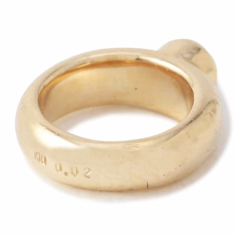 SAFFRAAN 【オーダー品】オンラインストア限定ベビーリング型チャーム "エメラルド" GREEN