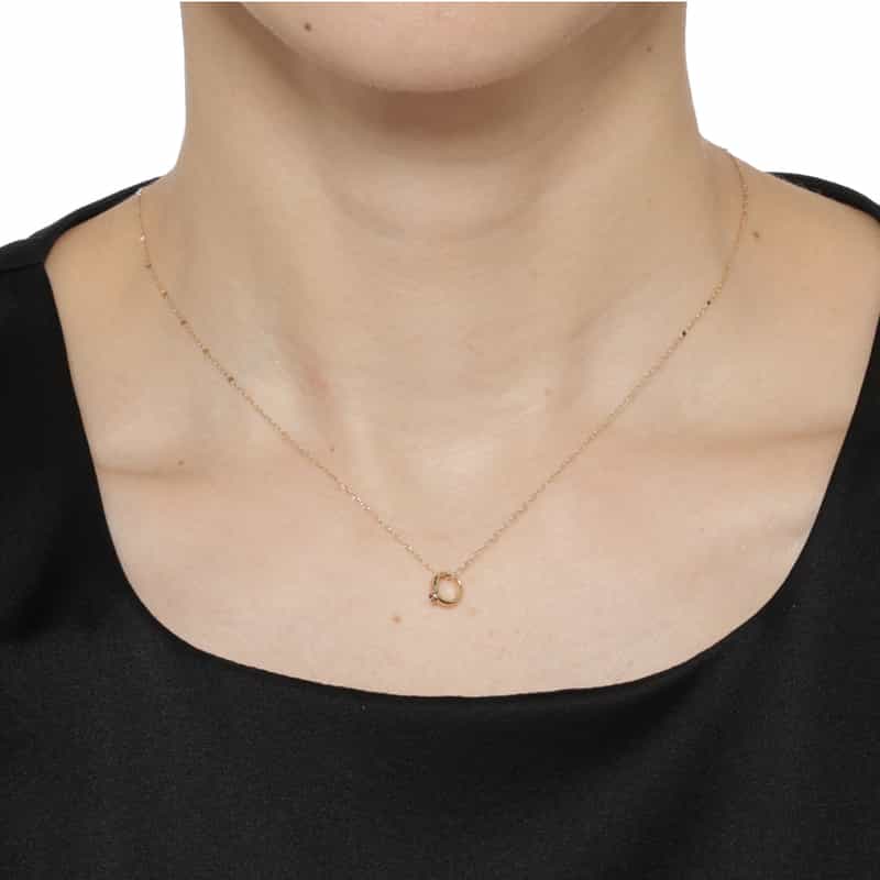 SAFFRAAN 【オーダー品】オンラインストア限定ベビーリング型チャーム "エメラルド" GREEN