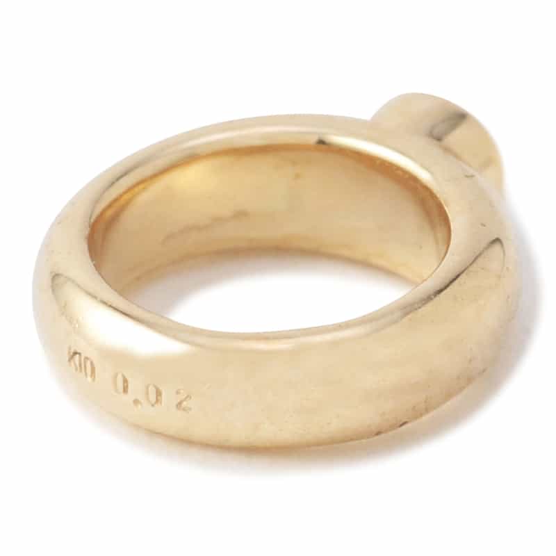 SAFFRAAN 【オーダー品】オンラインストア限定ベビーリング型チャーム "ルビー" PINK