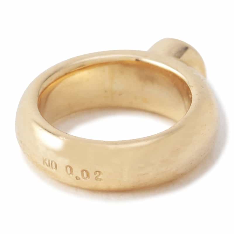 SAFFRAAN 【オーダー品】オンラインストア限定ベビーリング型チャーム "ペリドット" LIGHT GREEN