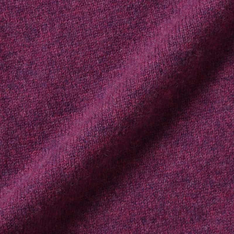 BARNEYS NEW YORK カシミヤ100％クルーネックニットプルオーバー PURPLE