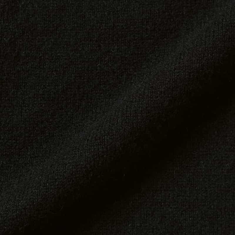 BARNEYS NEW YORK カシミヤ100％クルーネックニットプルオーバー BLACK