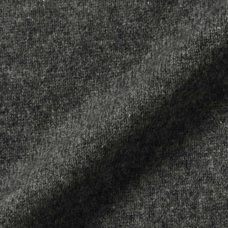 BARNEYS NEW YORK カシミヤ100％クルーネックニットプルオーバー DARK GRAY