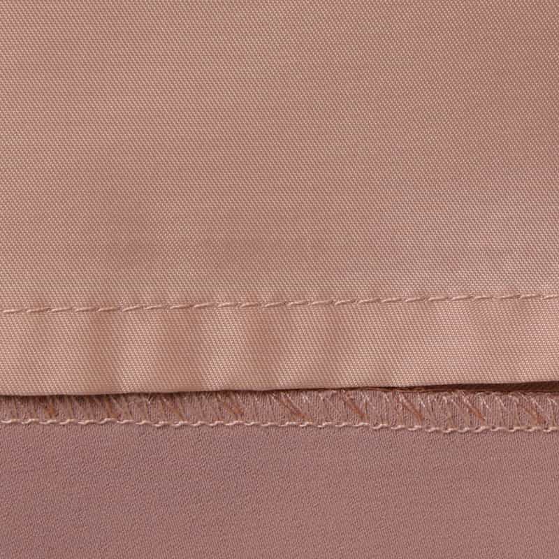 BARNEYS NEW YORK ダブルクロス素材フィット＆フレアドレス PINK