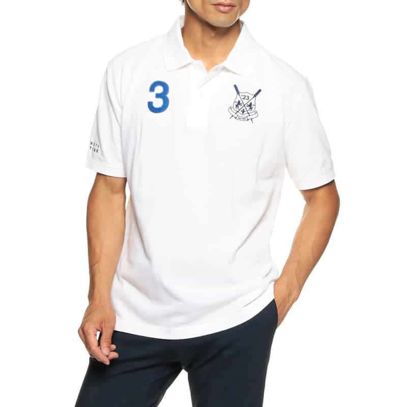 BARNEYS NEW YORK ポロシャツ WHITE