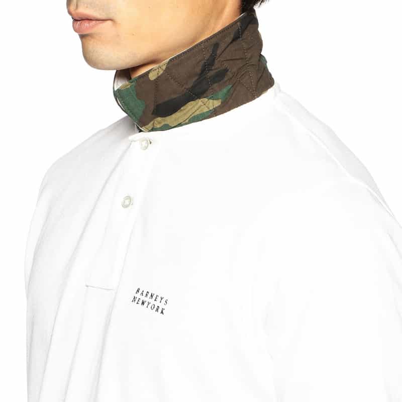BARNEYS NEW YORK ポロシャツ WHITE