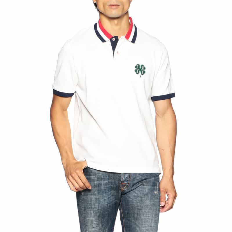 BARNEYS NEW YORK ポロシャツ WHITE