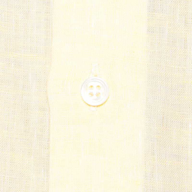 MARIO MUSCARIELLO バーニーズ　ニューヨーク限定半袖リネンシャツ YELLOW