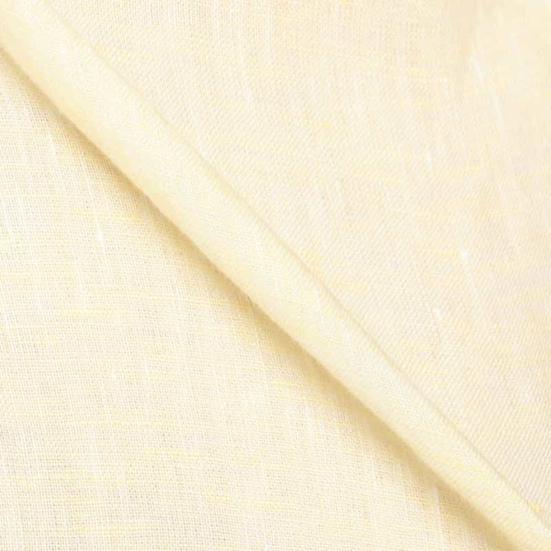 MARIO MUSCARIELLO バーニーズ　ニューヨーク限定半袖リネンシャツ YELLOW