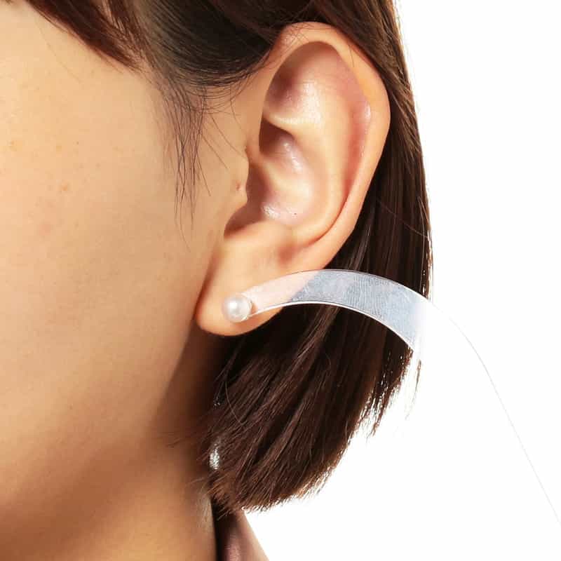 MAYUOKAMATSU 【オーダー品】片耳ピアス（パール） NONE(0000)