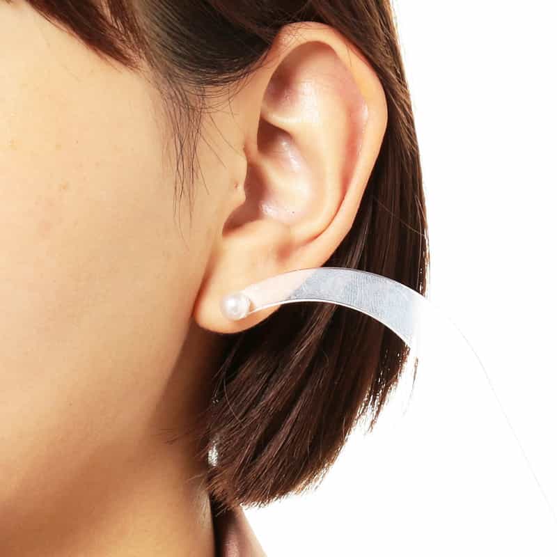 MAYUOKAMATSU 【オーダー品】片耳ピアス（パール） NONE(0000)