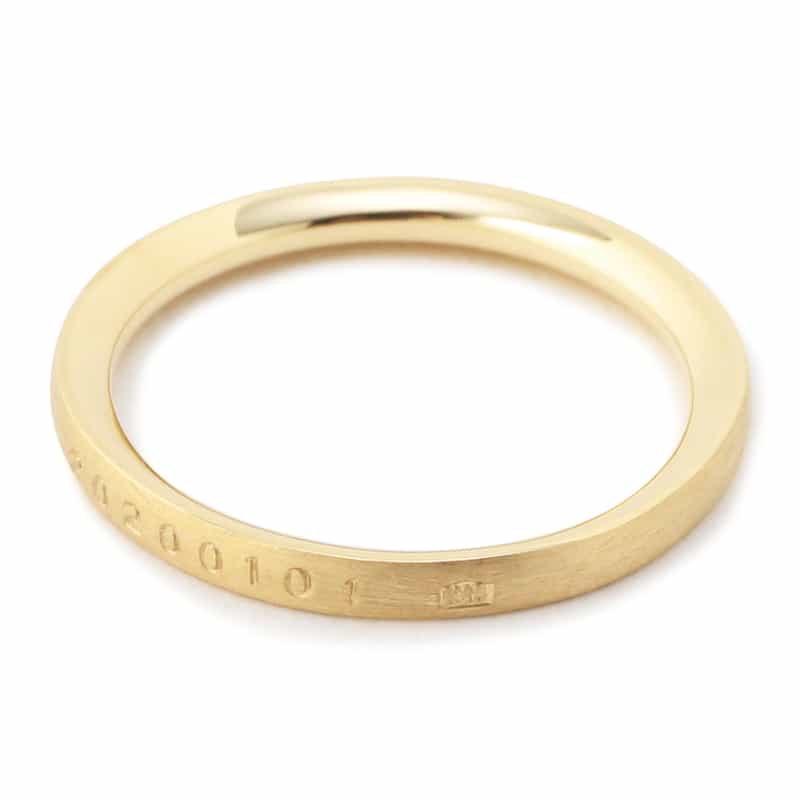 MAYUOKAMATSU 【オーダー品】マリッジリング（2mm） NONE(0000)