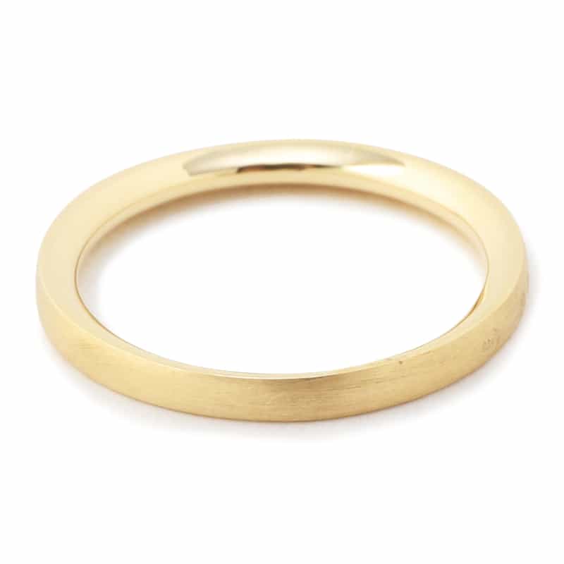 MAYUOKAMATSU 【オーダー品】マリッジリング（2mm） NONE(0000)