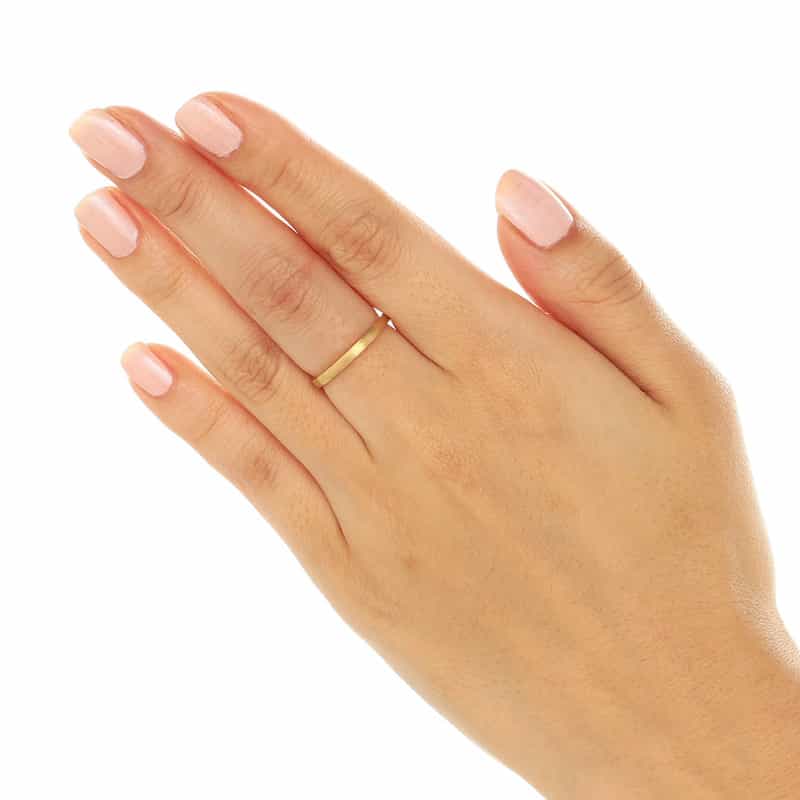 MAYUOKAMATSU 【オーダー品】マリッジリング（2mm） NONE(0000)