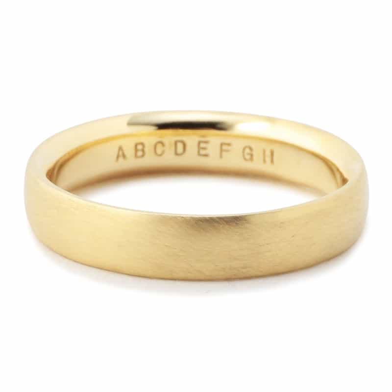 MAYUOKAMATSU 【オーダー品】マリッジリング（4mm） NONE(0000)