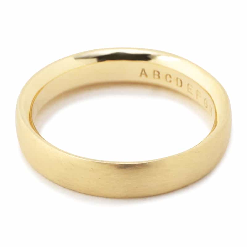 MAYUOKAMATSU 【オーダー品】マリッジリング（4mm） NONE(0000)