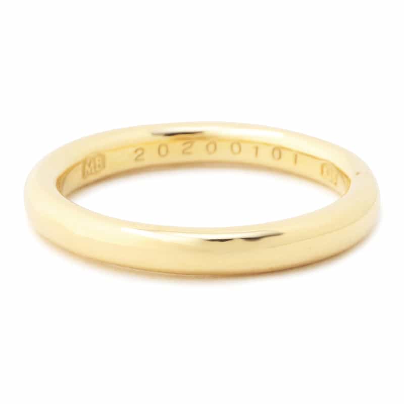 MAYUOKAMATSU 【オーダー品】マリッジリング（3mm） NONE(0000)