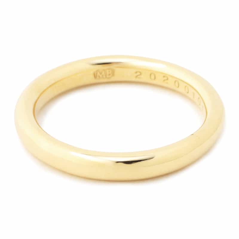 MAYUOKAMATSU 【オーダー品】マリッジリング（3mm） NONE(0000)